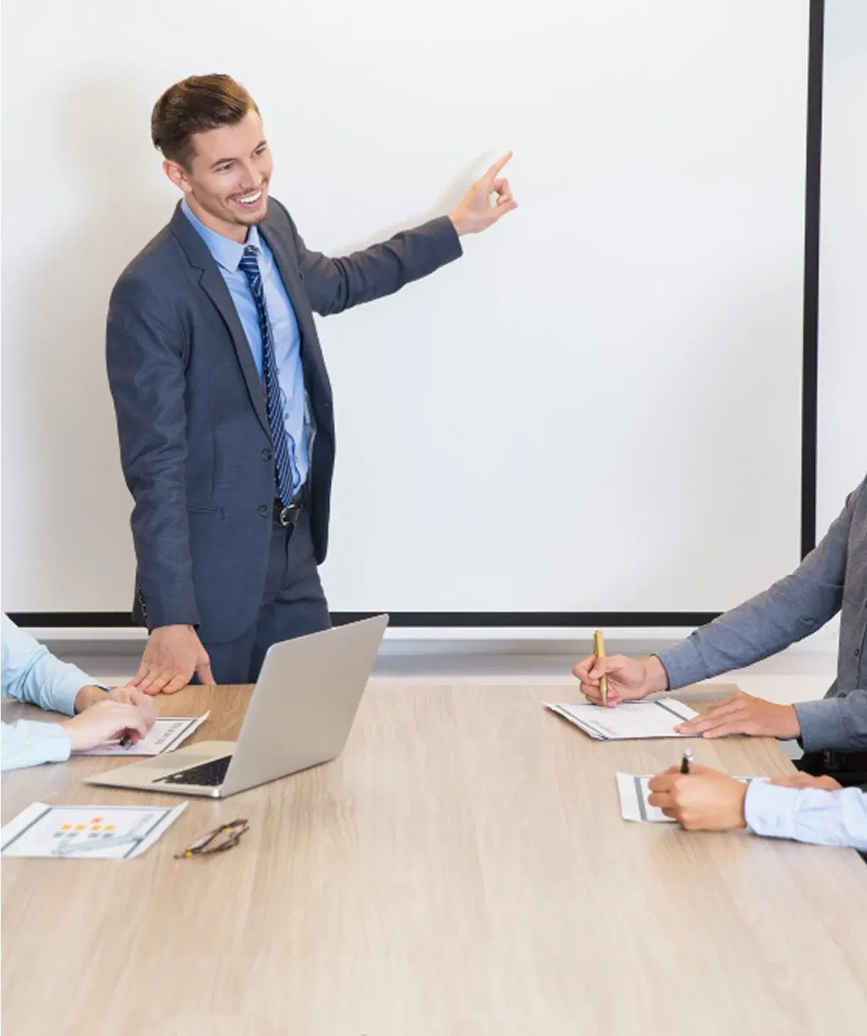 Professional consultation meeting with business intelligence expert